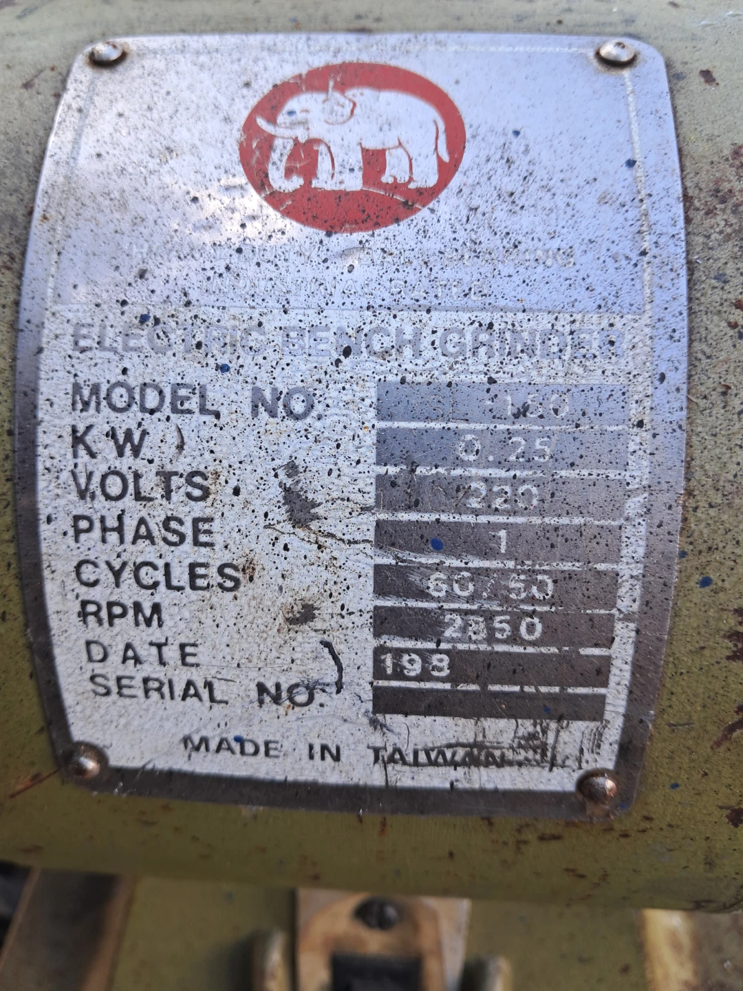 Mammoth Electric Bench Grinder - photo 2