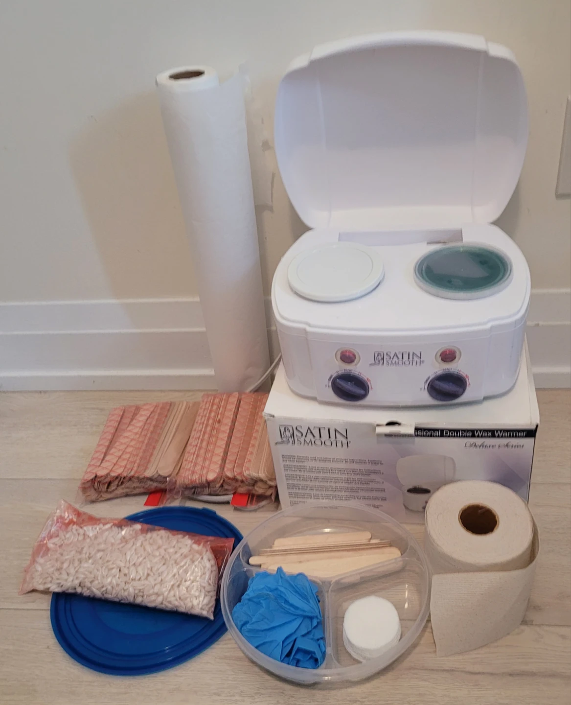 Satin Smooth Professional Double Wax Warmer Kit