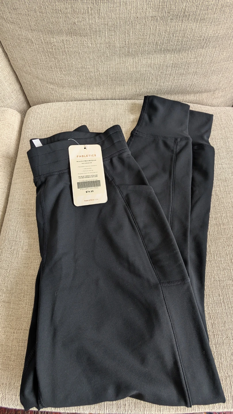 Fabletics Black Joggers Pants XS