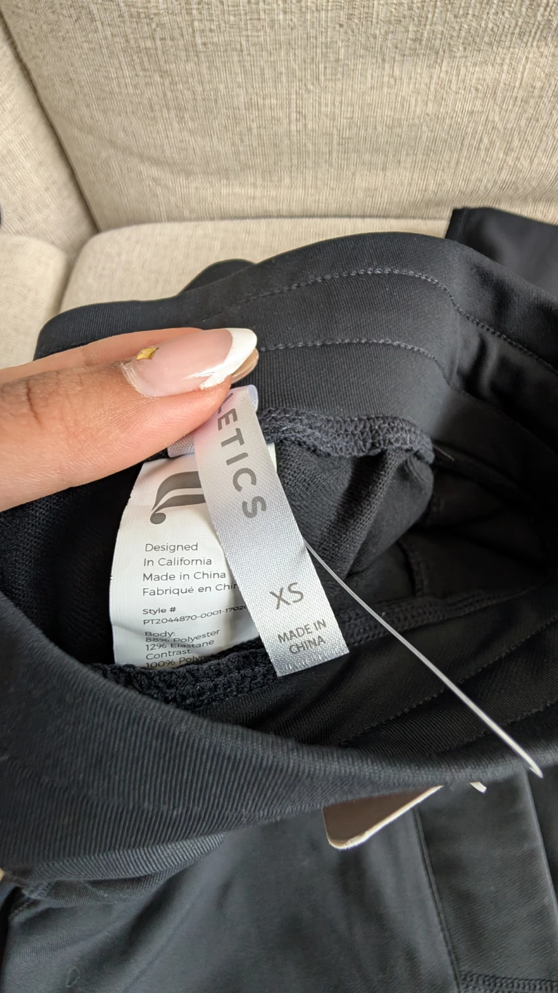 Fabletics Black Joggers Pants XS - photo 2