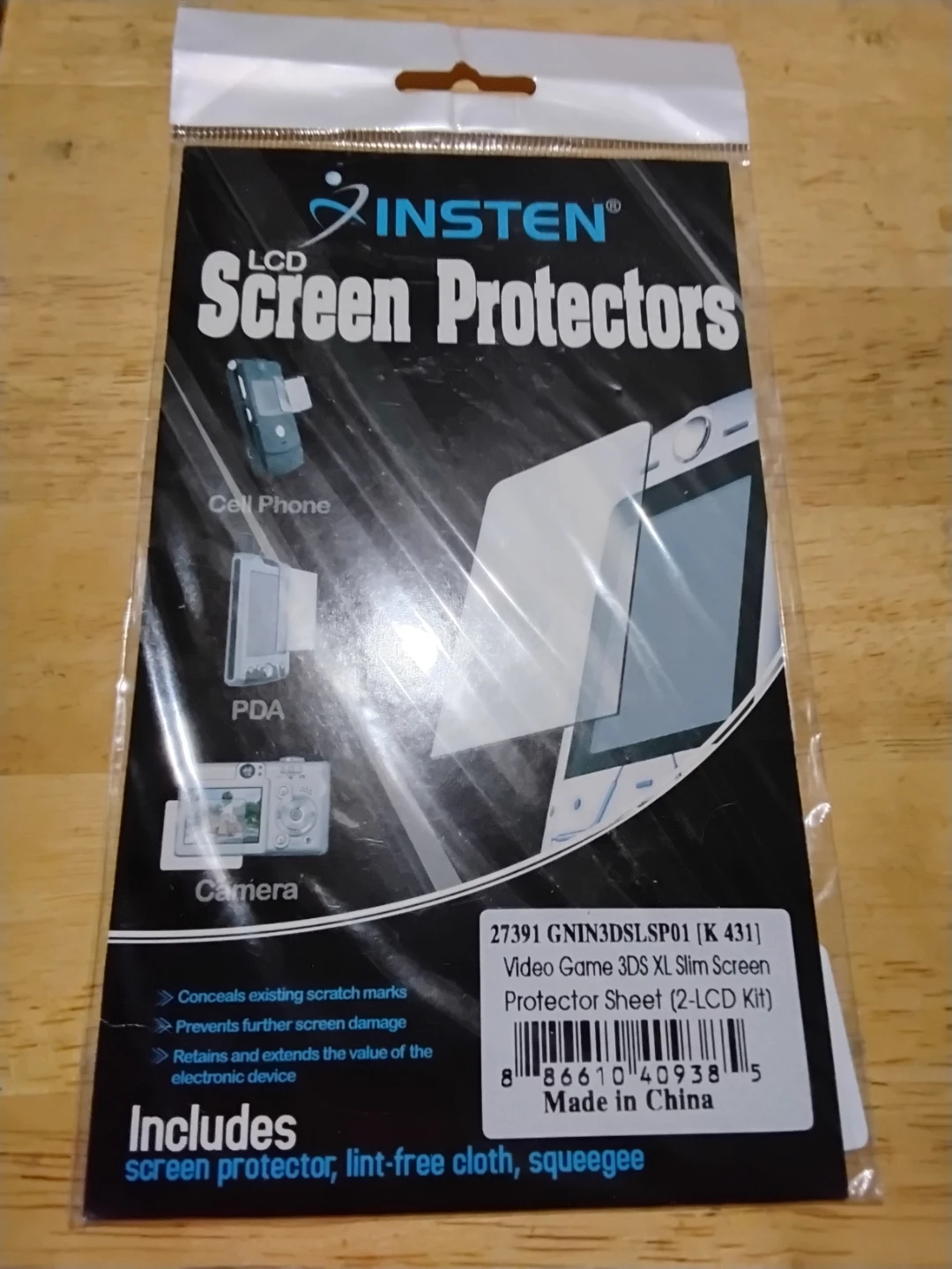 Insten Video Game 3DS XL Slim Screen Protector Sheet (2-LCD Kit)