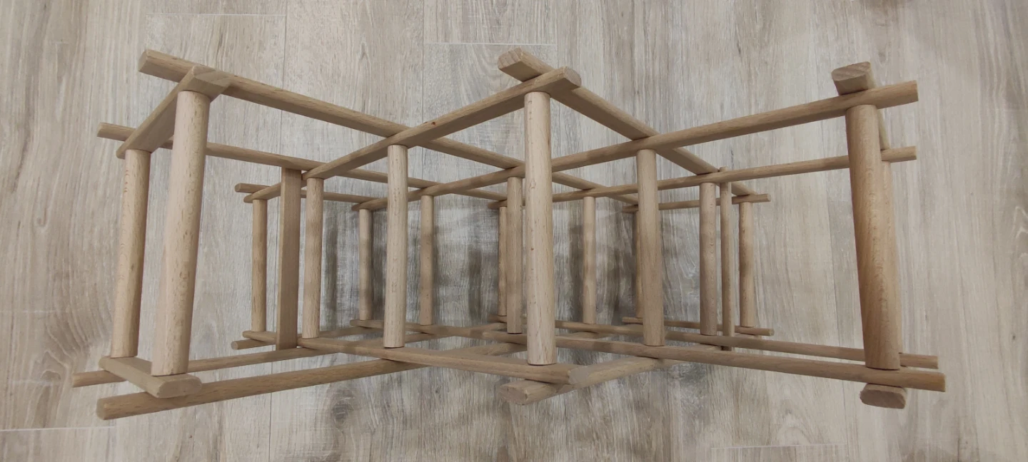 Wooden Foldable Wine Rack - photo 4
