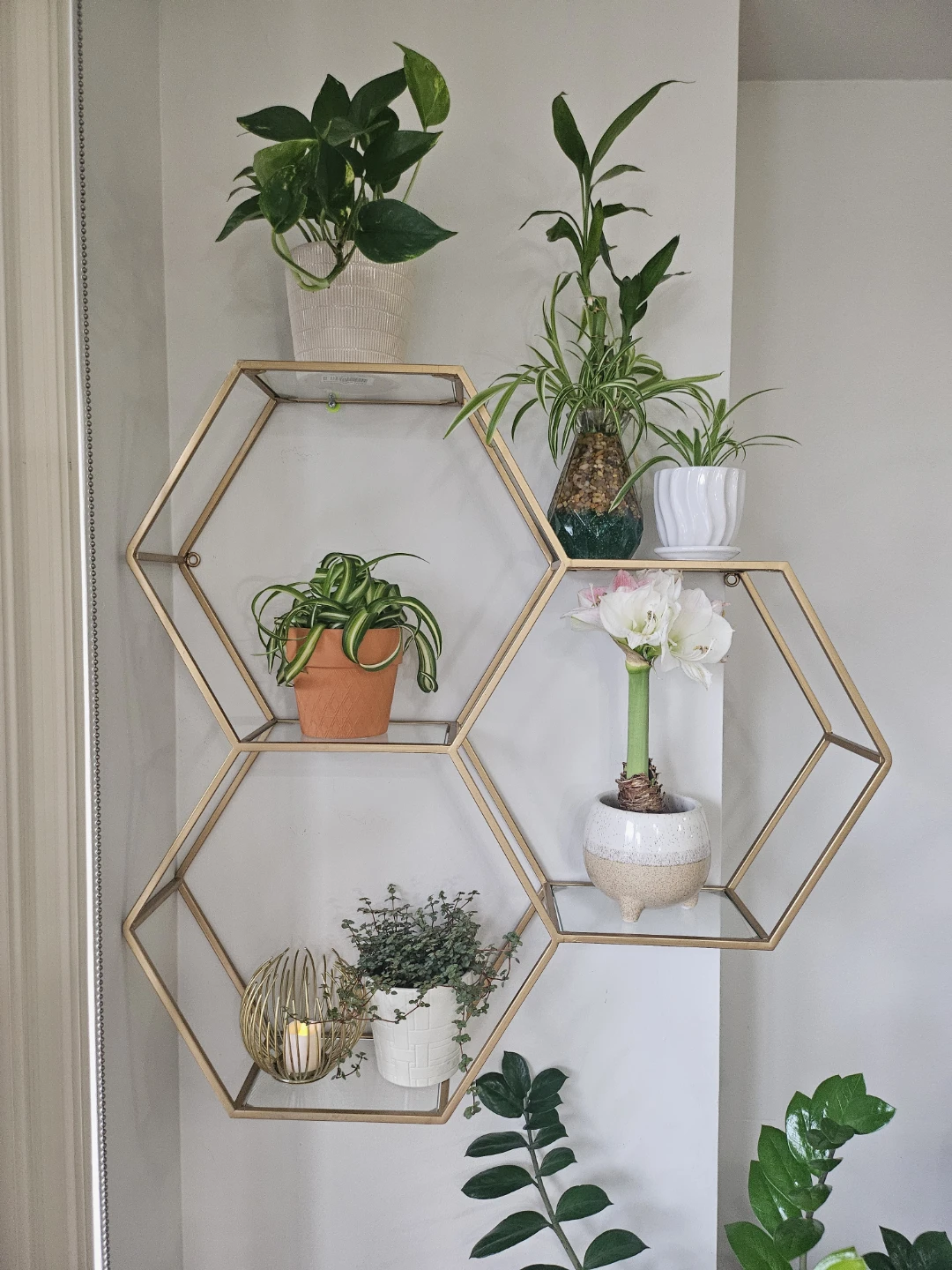 Hexagon Wall Shelf - photo 2