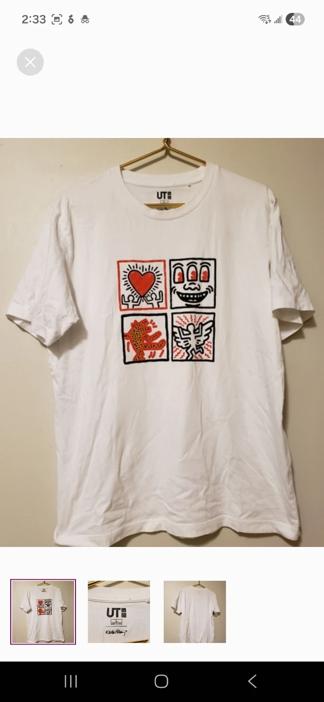 UNIQLO  Keith Haring T-Shirts Large