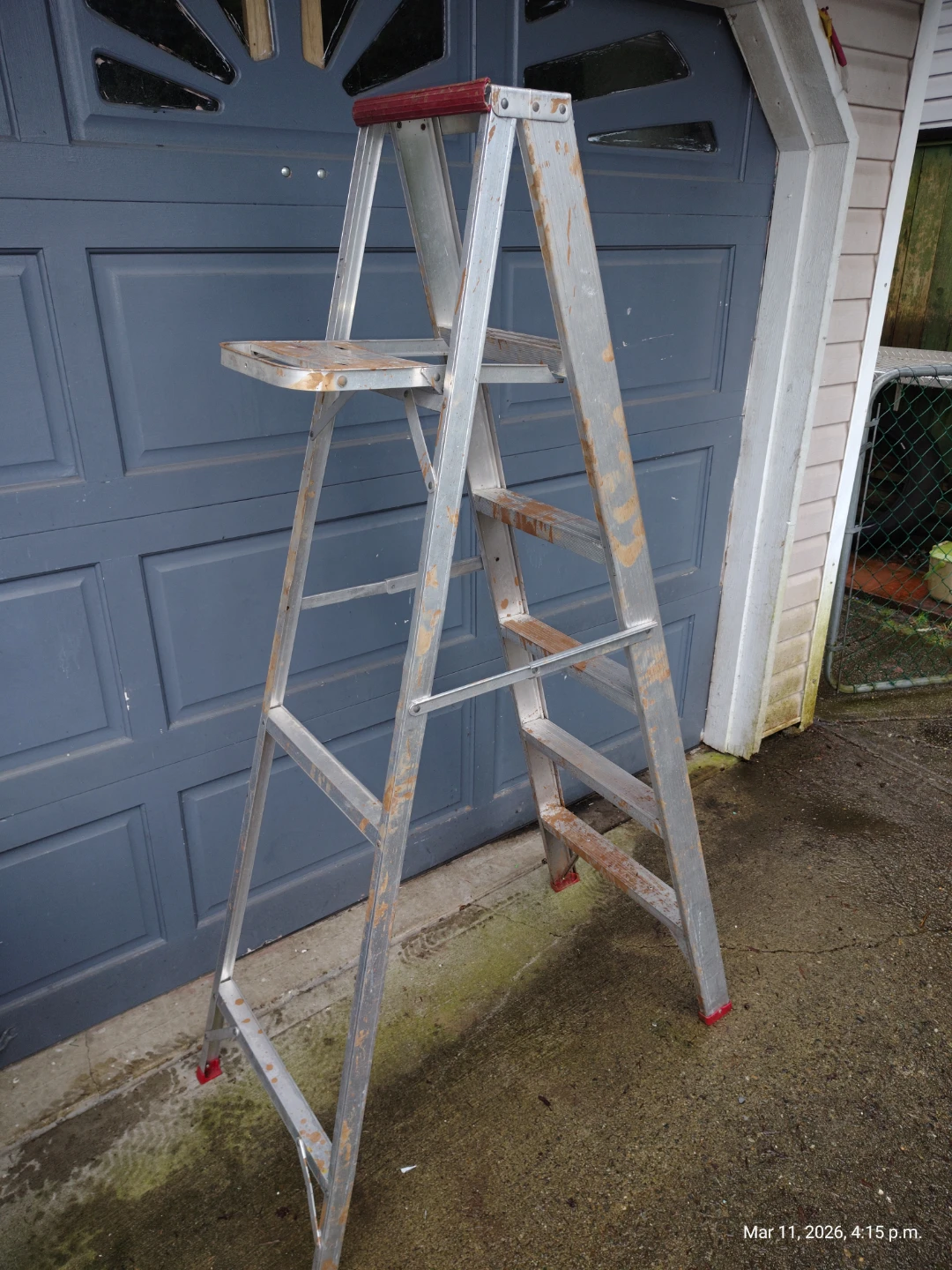 6ft Aluminum Folding Ladder