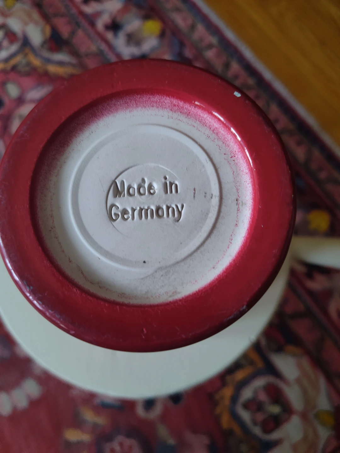 Red Ceramic Planter Pot - photo 3