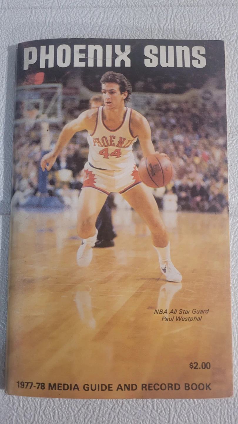 Phoenix Suns NBA 1977-78 Guide and Record Book