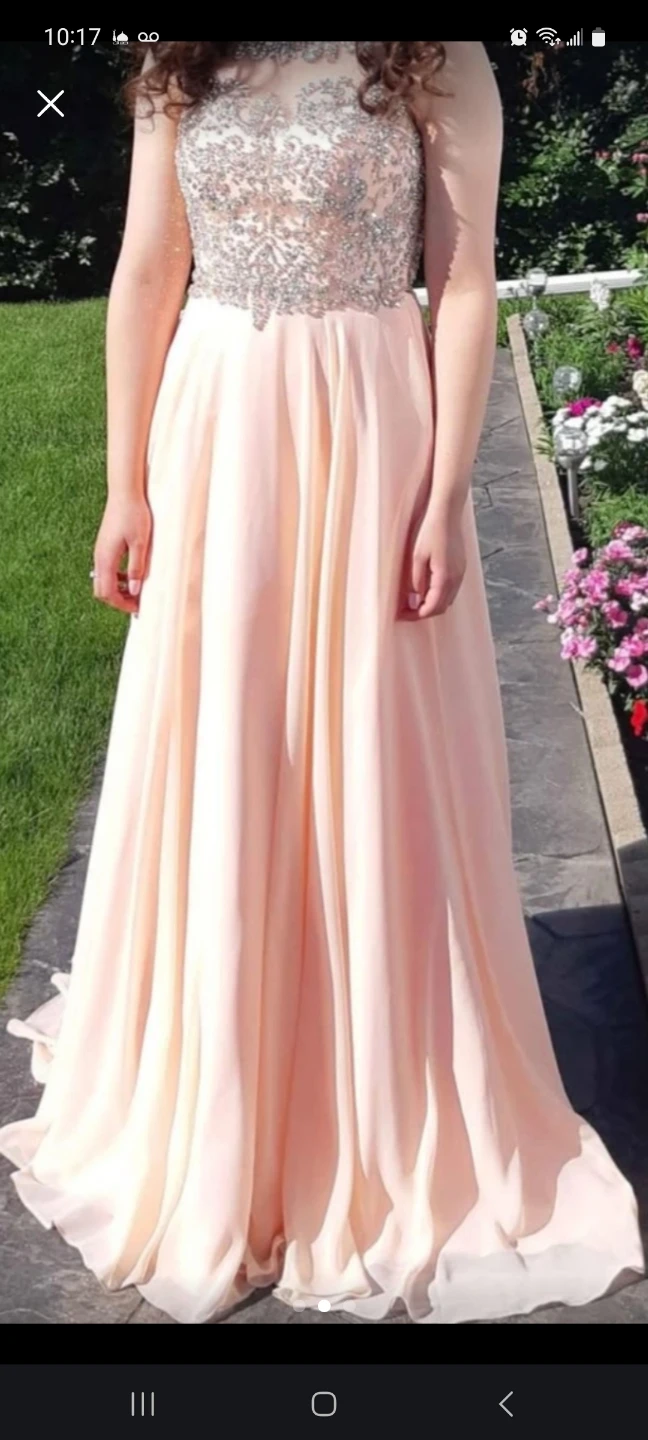 Pink Beaded Formal Gown🥕