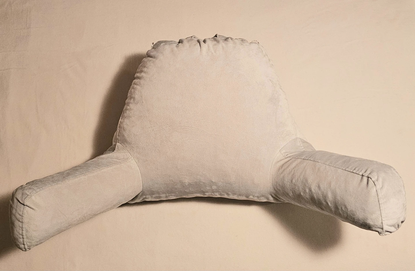 Light Grey Reading Pillow $4