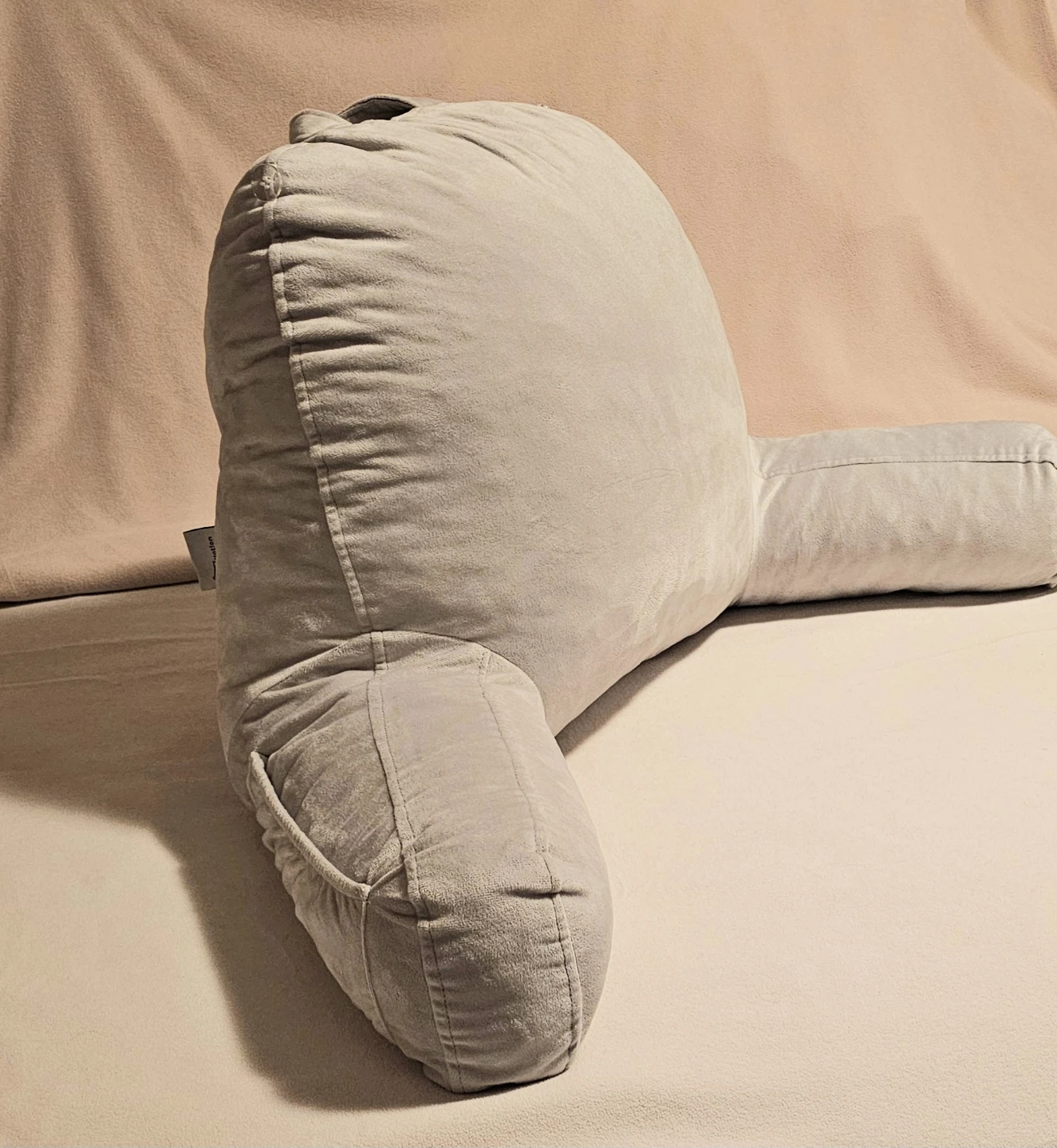 Light Grey Reading Pillow $4 - photo 2