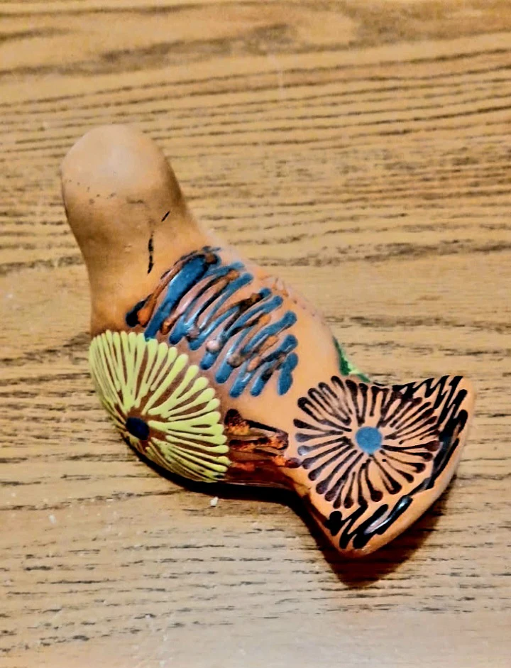 Vtg Signed Hand Crafted Tonala Peace Dove - photo 2