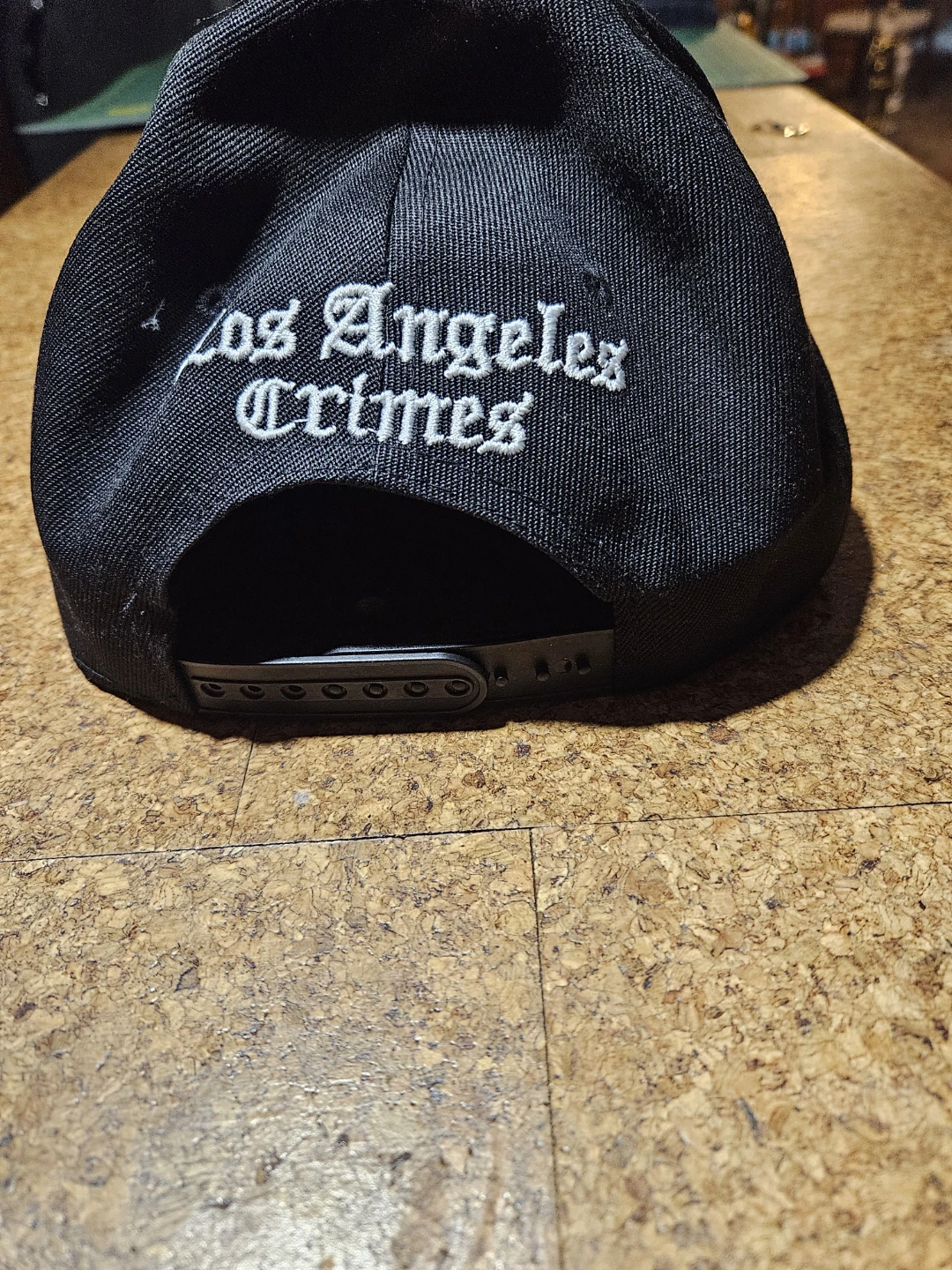 Black Los Angeles Crimes Snapback Hat - photo 2