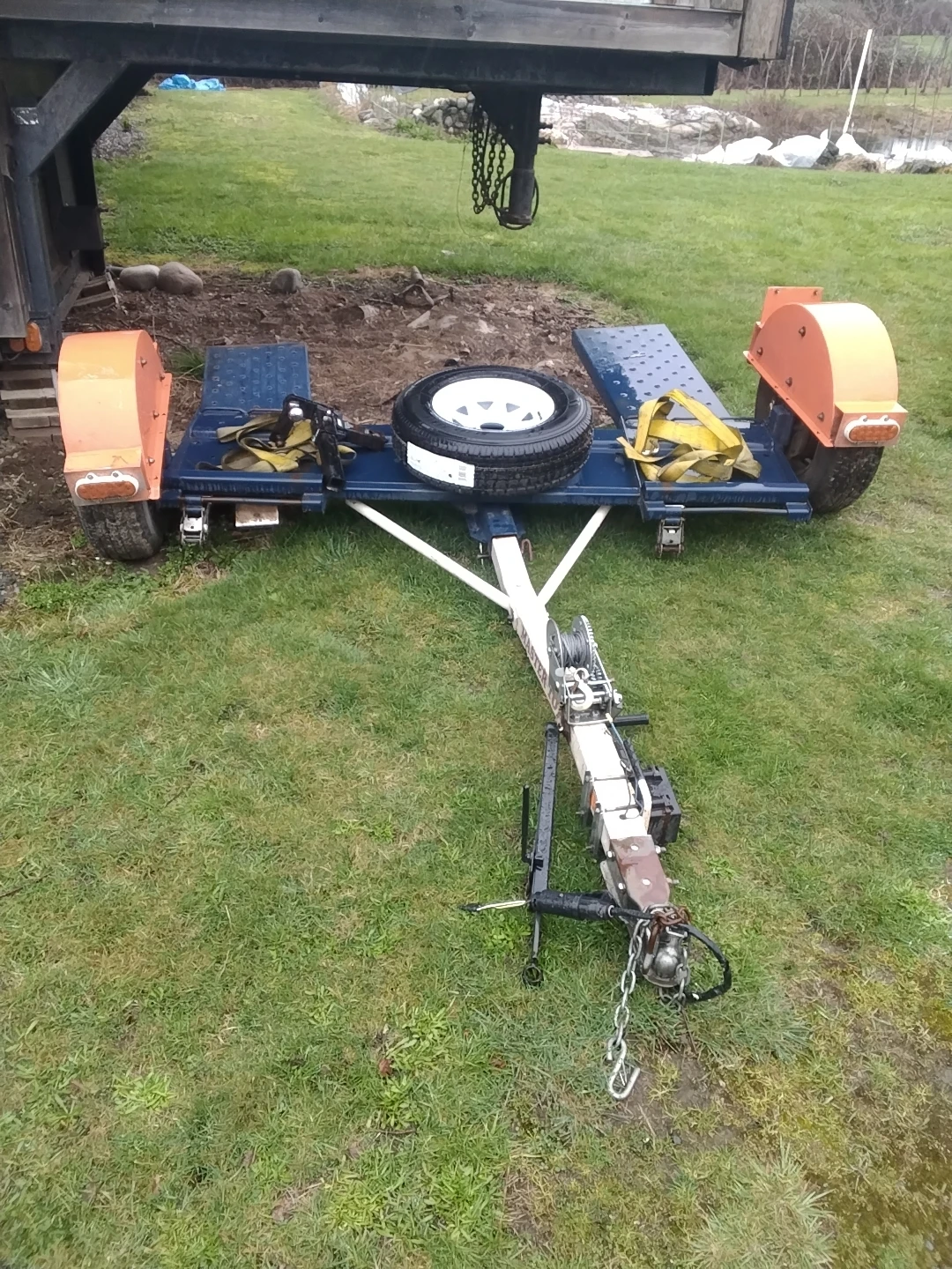 Car Tow Dolly with Winch