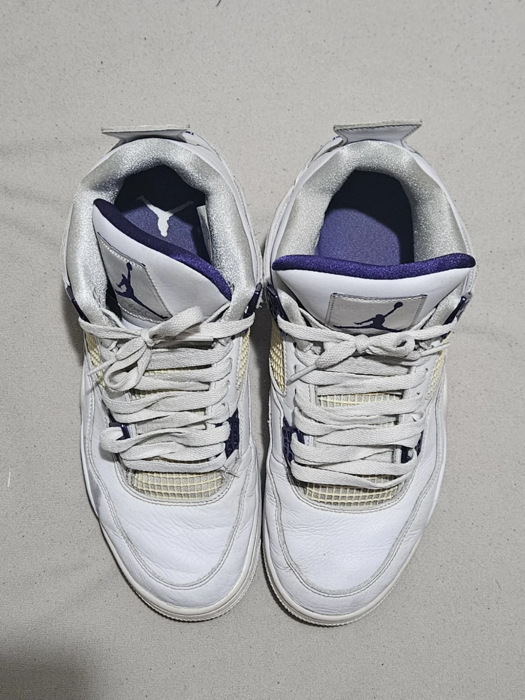 Authentic Air Jordan 4 Purple Metallic - photo 2