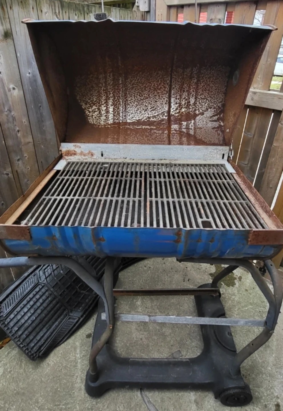 Blue Barrel Smoker BBQ Grill - photo 2
