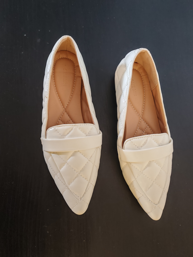 Quilted White Loafers - Size 40 - photo 3