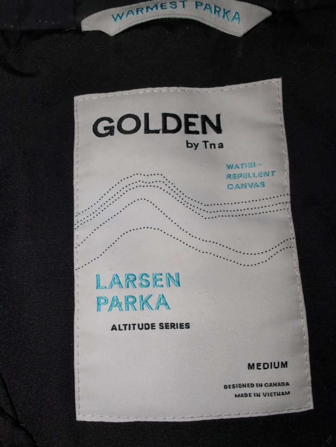 GOLDEN by Tna Larsen Parka - Black - Medium - photo 2