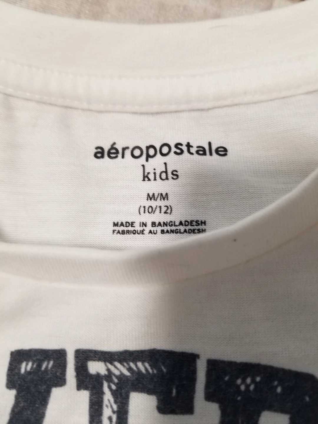 Aéropostale Kids "Powered by Pizza" T-Shirt - Size M (10/12) - photo 2