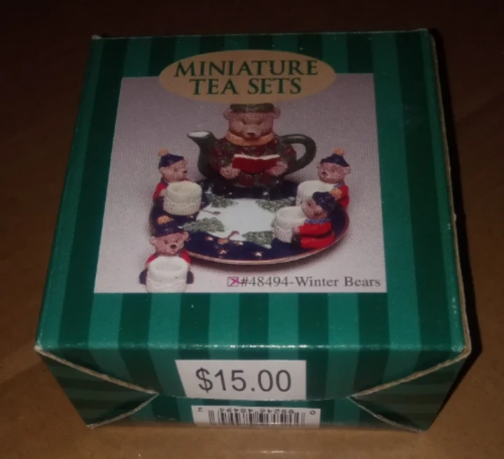 Miniature Tea Sets - Winter Bears