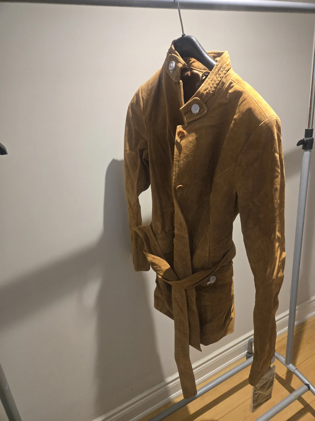 GUILLAUME Suede Belted Jacket