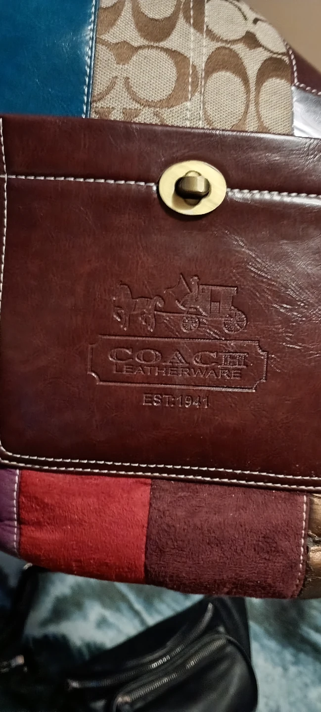 Coach Patchwork Leather Shoulder Bag - photo 3