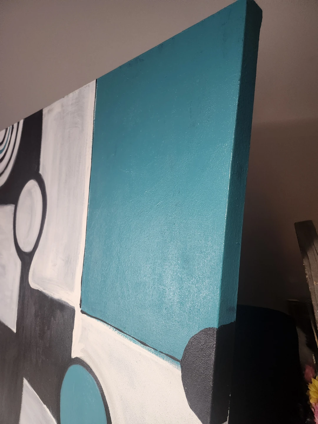 Huge Abstract Canvas Wall Art - photo 5