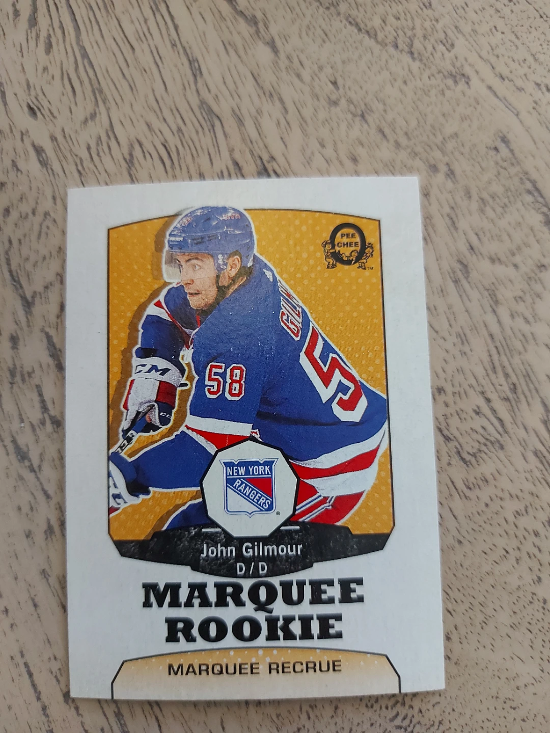 2018-19 Upper Deck John Gilmour Marquee Rookie Hockey Card