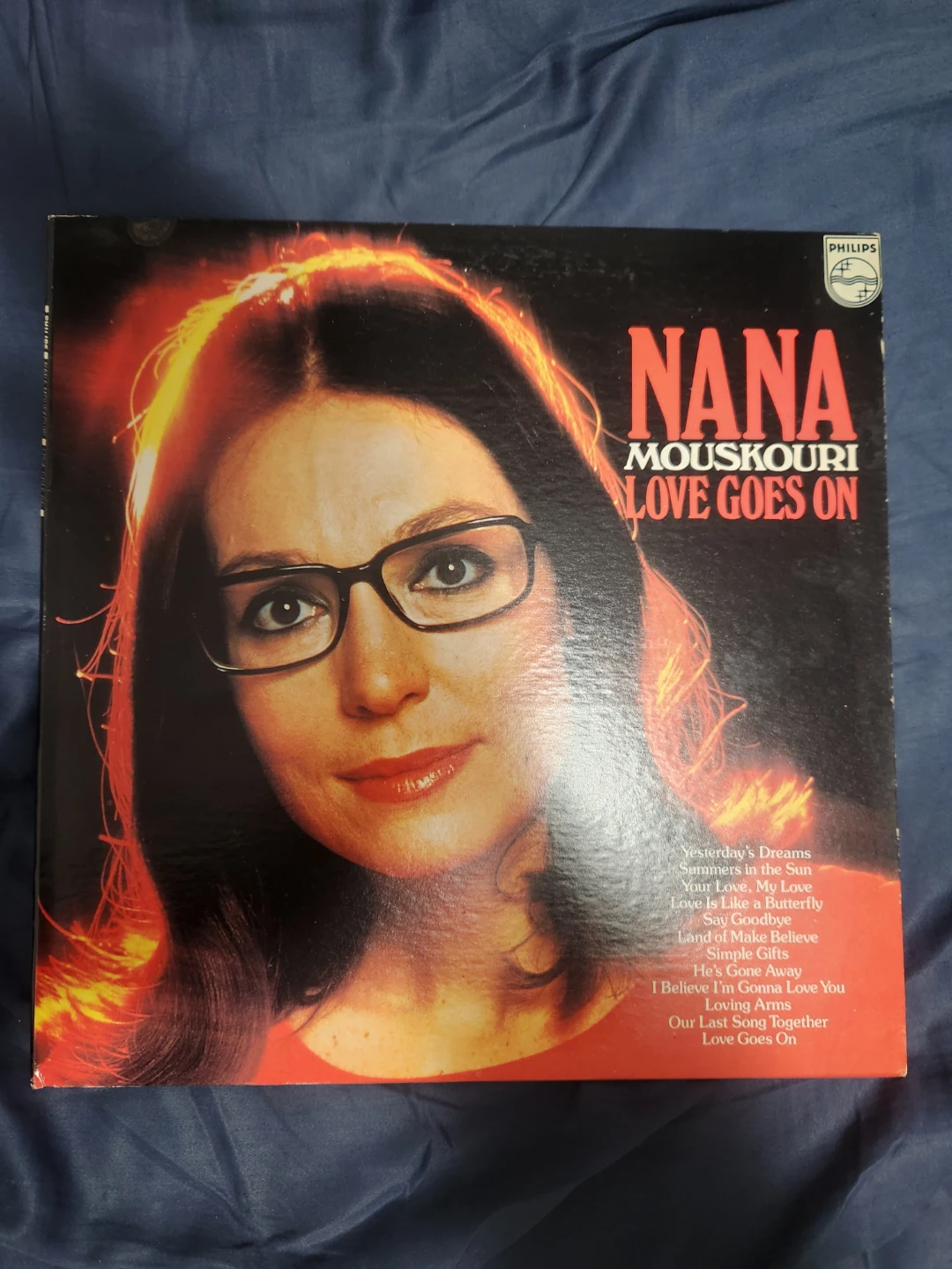Nana Mouskouri Love Goes On Vinyl Record