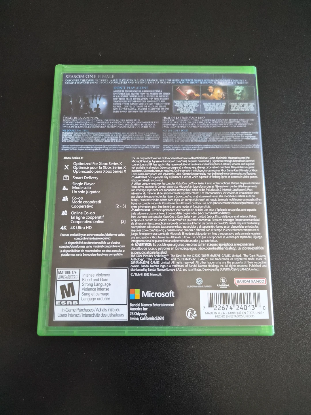 Read Bio | The Devil In Me (Xbox One) - photo 3