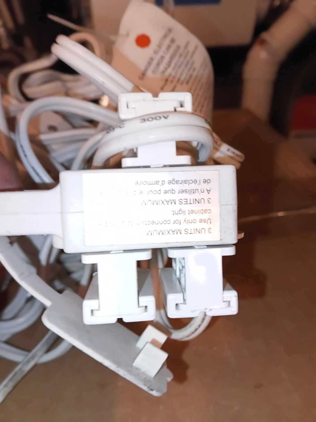 White 3-Light Under Cabinet Track Lighting - photo 3