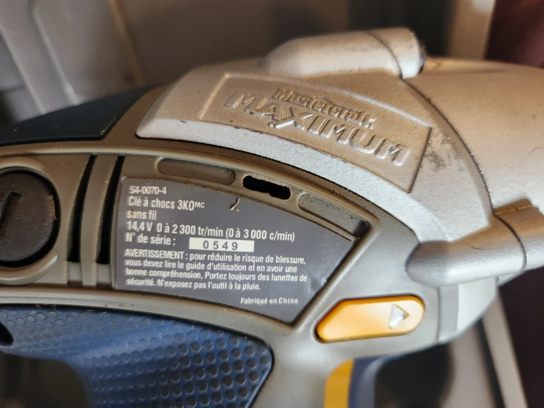 Mastercraft Maximum 14.4V Cordless Impact Wrench Kit - photo 3