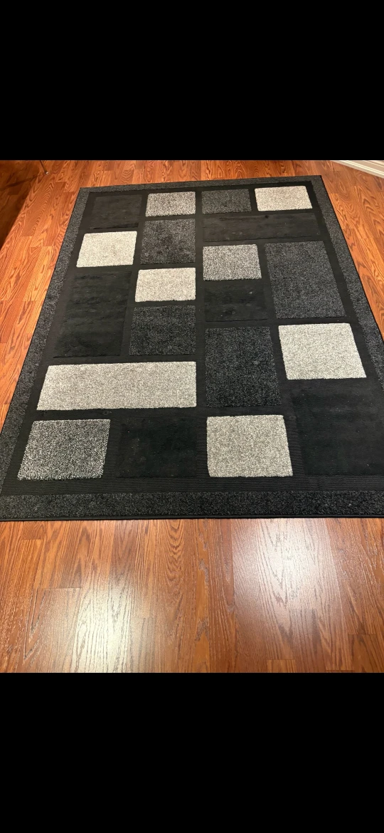 Black and Grey Area Rug - photo 2
