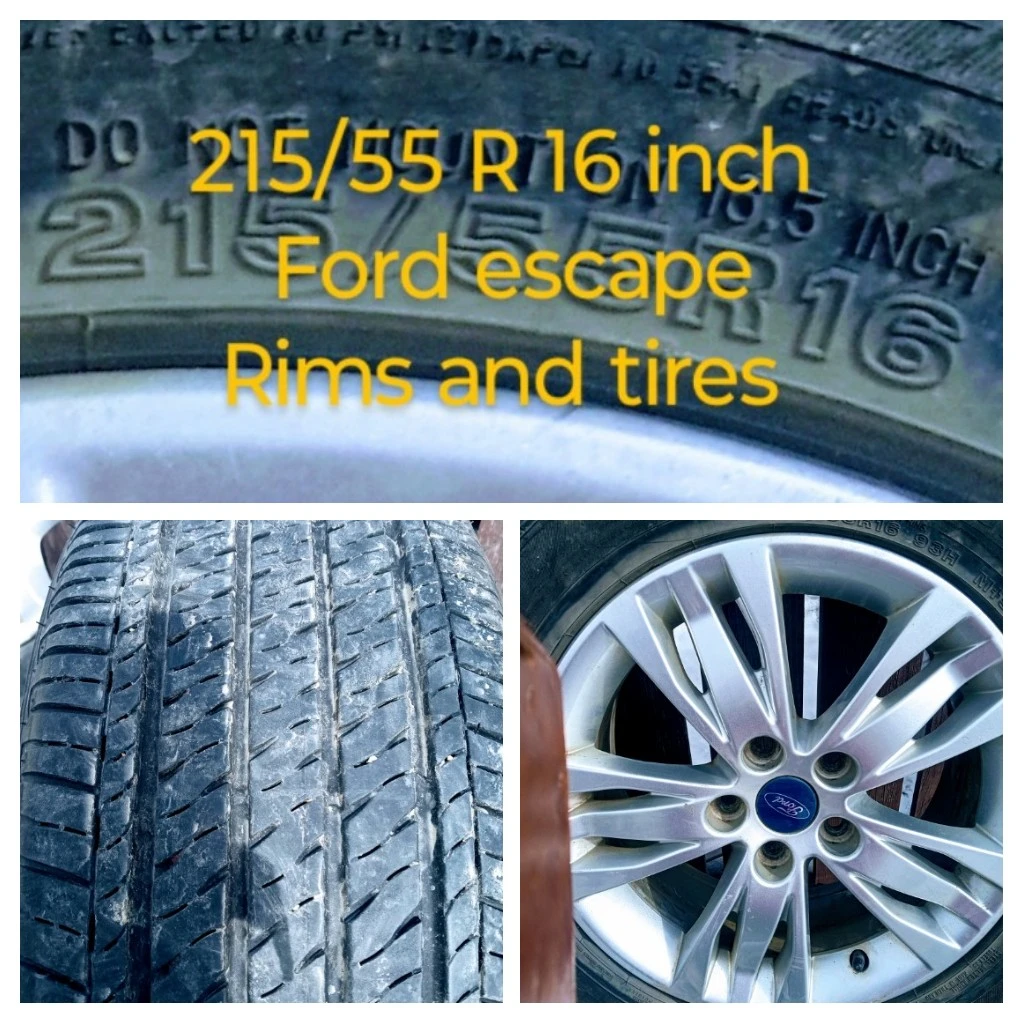 Ford Escape Rims and Tires - 215/55 R16