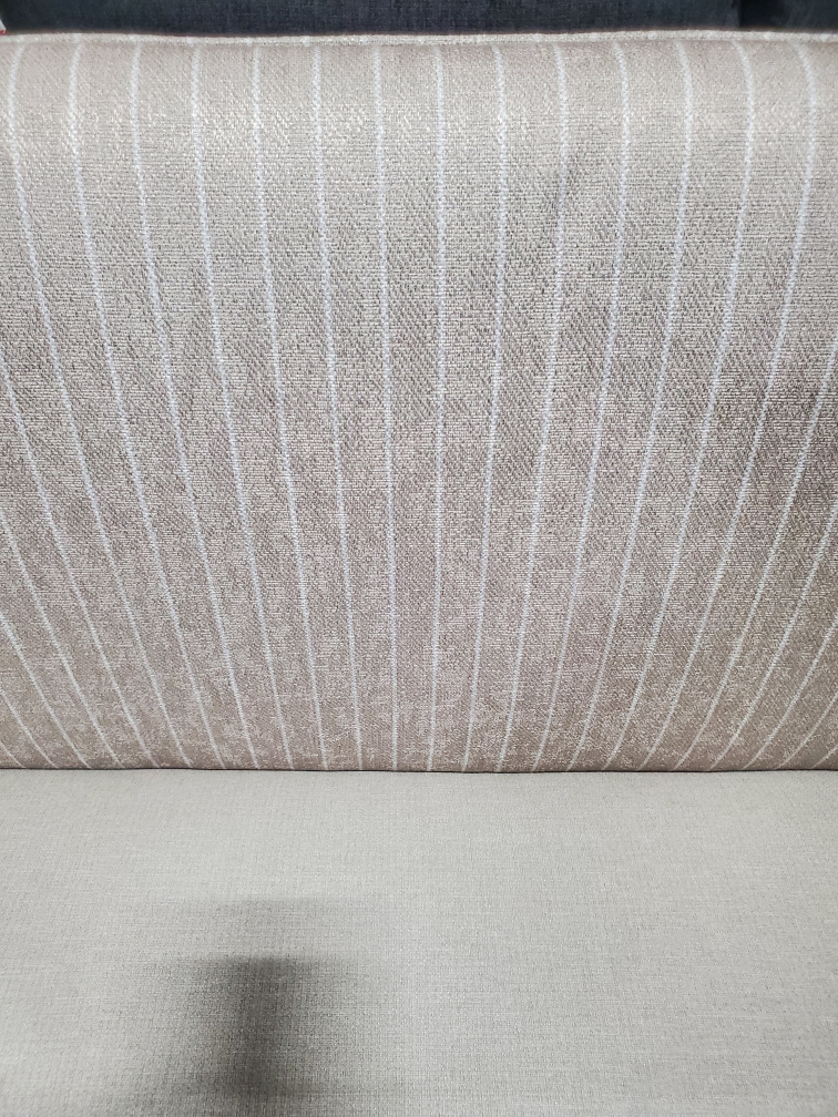 Striped Upholstered Bench - photo 2