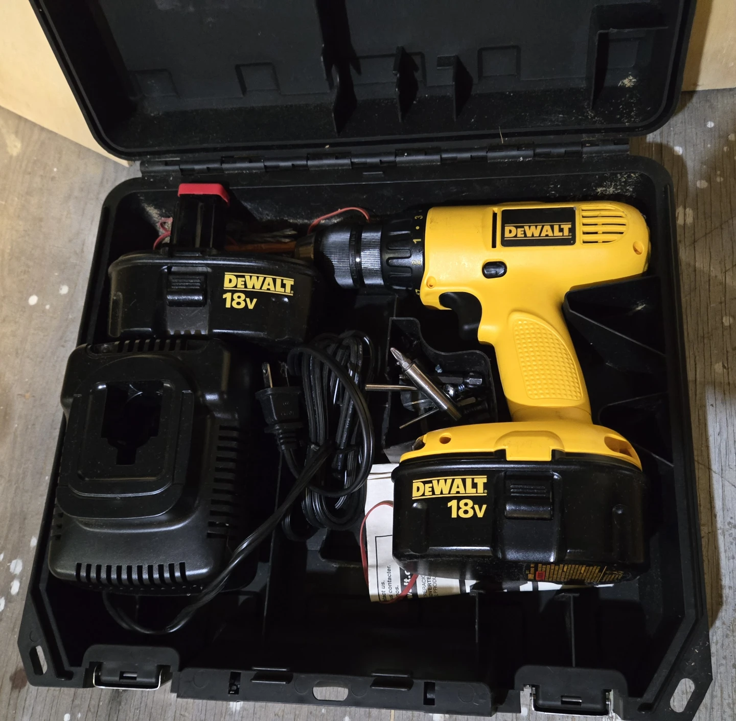 DeWalt Cordless Adjustable 1/2" Clutch Driver/Drill