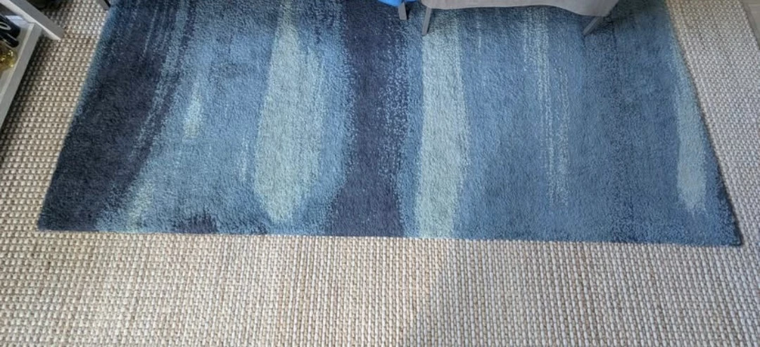 Rare Ikea blue rug