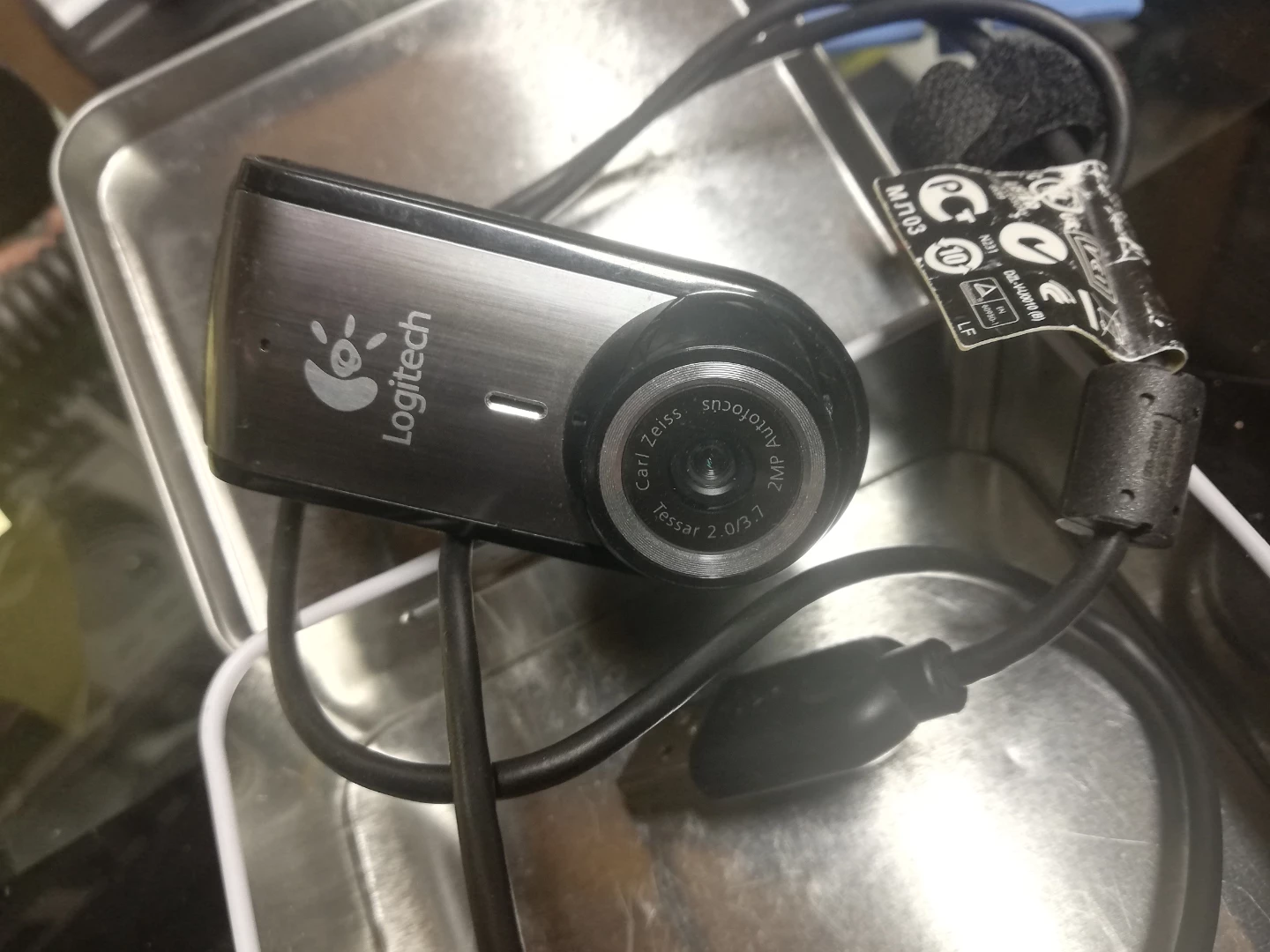 Logitech Webcam C905 with Carl Zeiss Tessar Lens