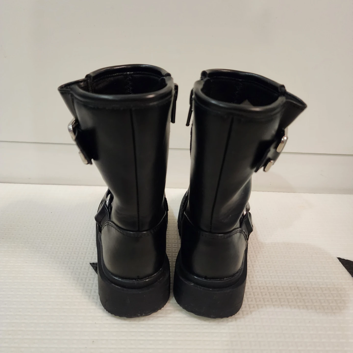 Size 7C toddler Black Buckle Boots - photo 3