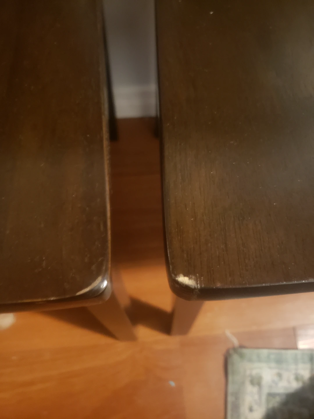 Set of 2 Dark Brown Dining Chairs - photo 3