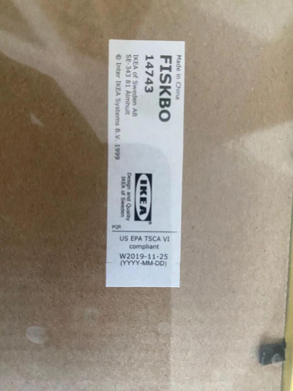 Brand New IKEA FISKBO Picture Frame Yellow 30x30 cm - photo 4
