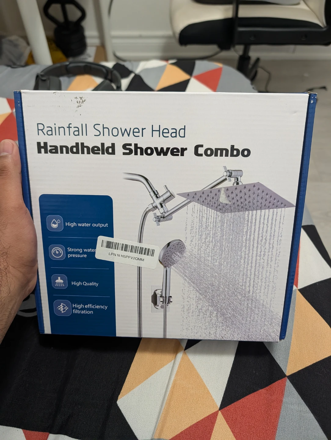 Rainfall Shower Head and Handheld Shower Combo