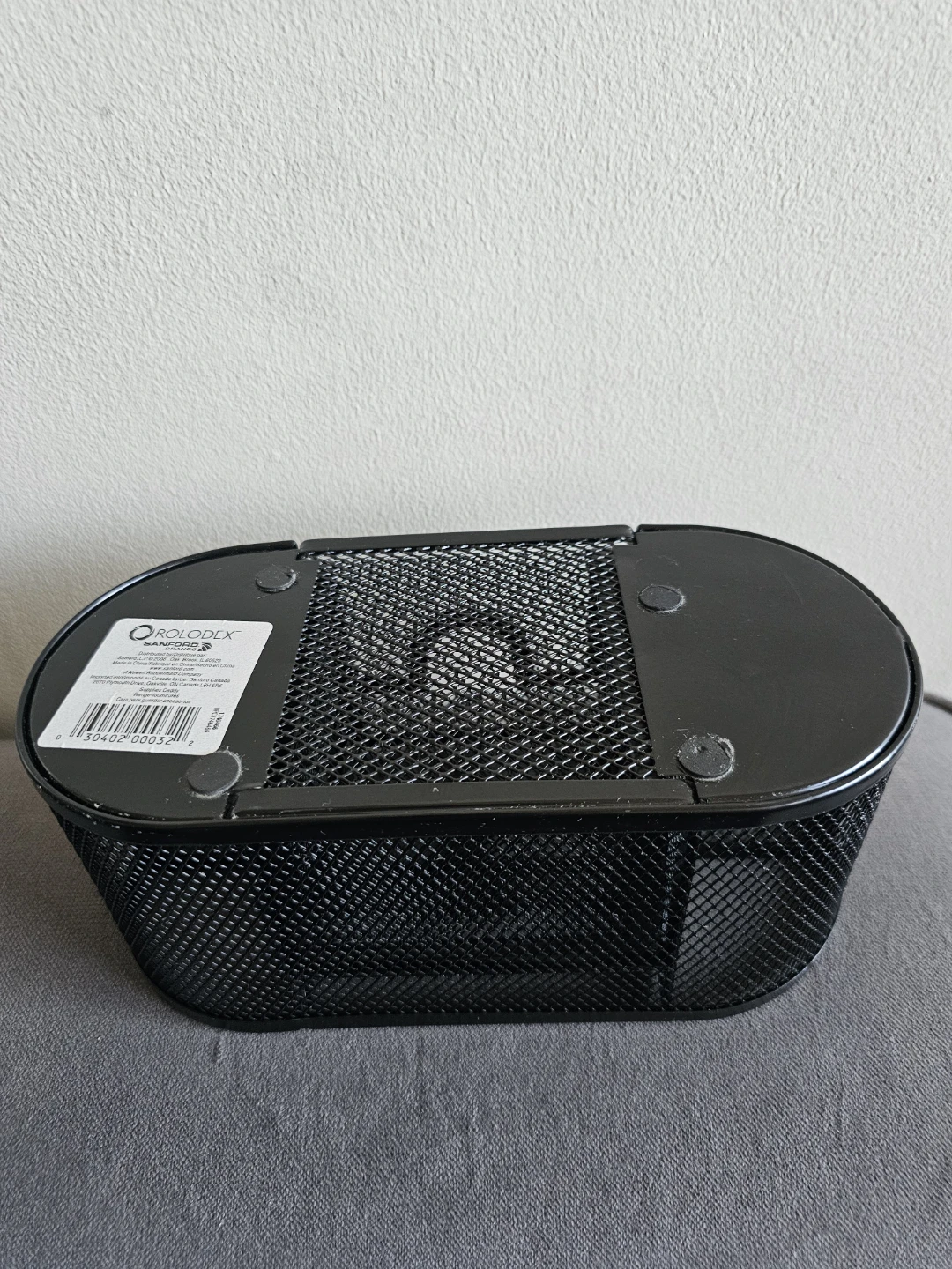 ROLODEX Oval Pencil Cup and Stationary Holder, Black - photo 3