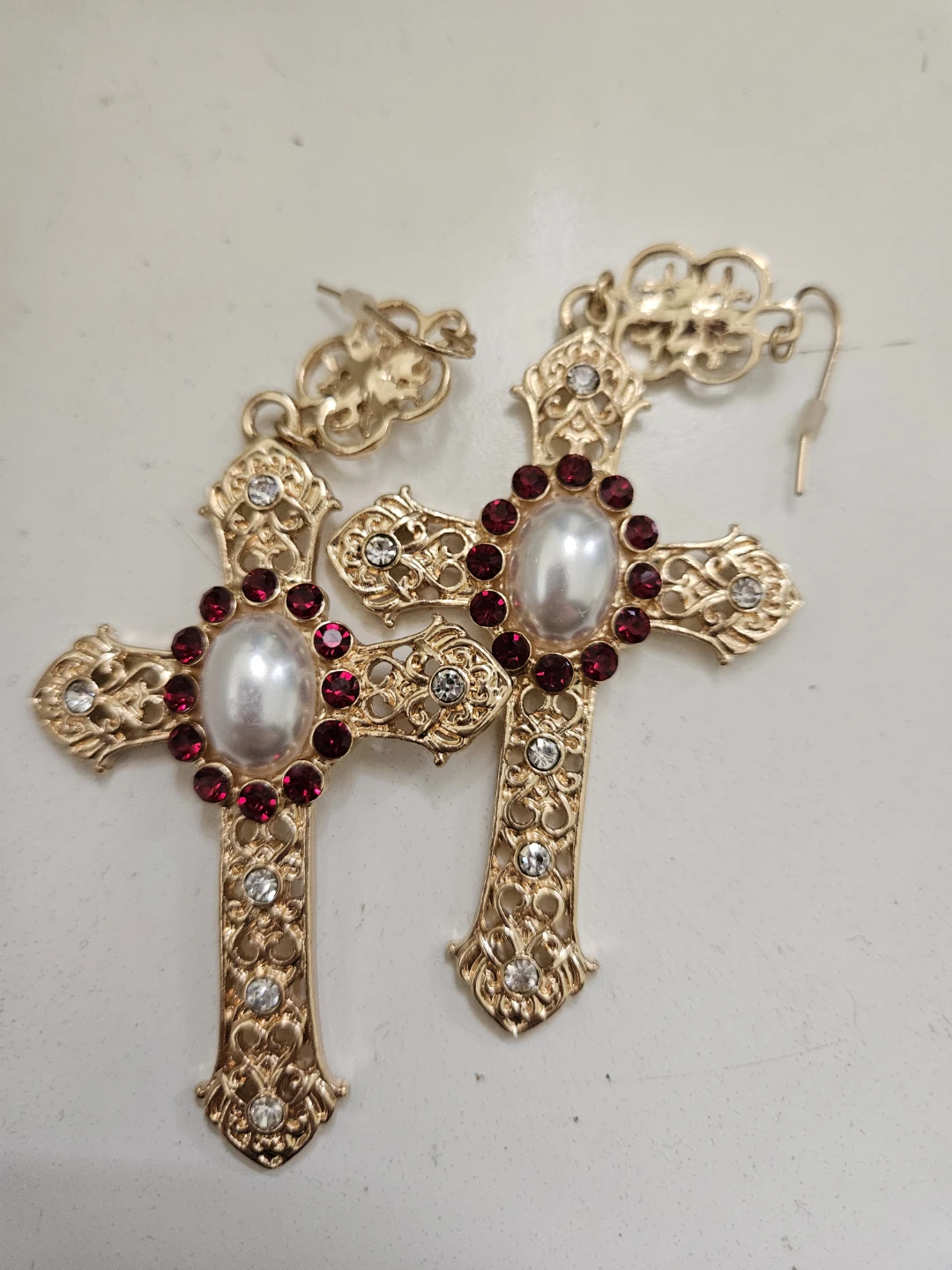 Y2k cross earring♡