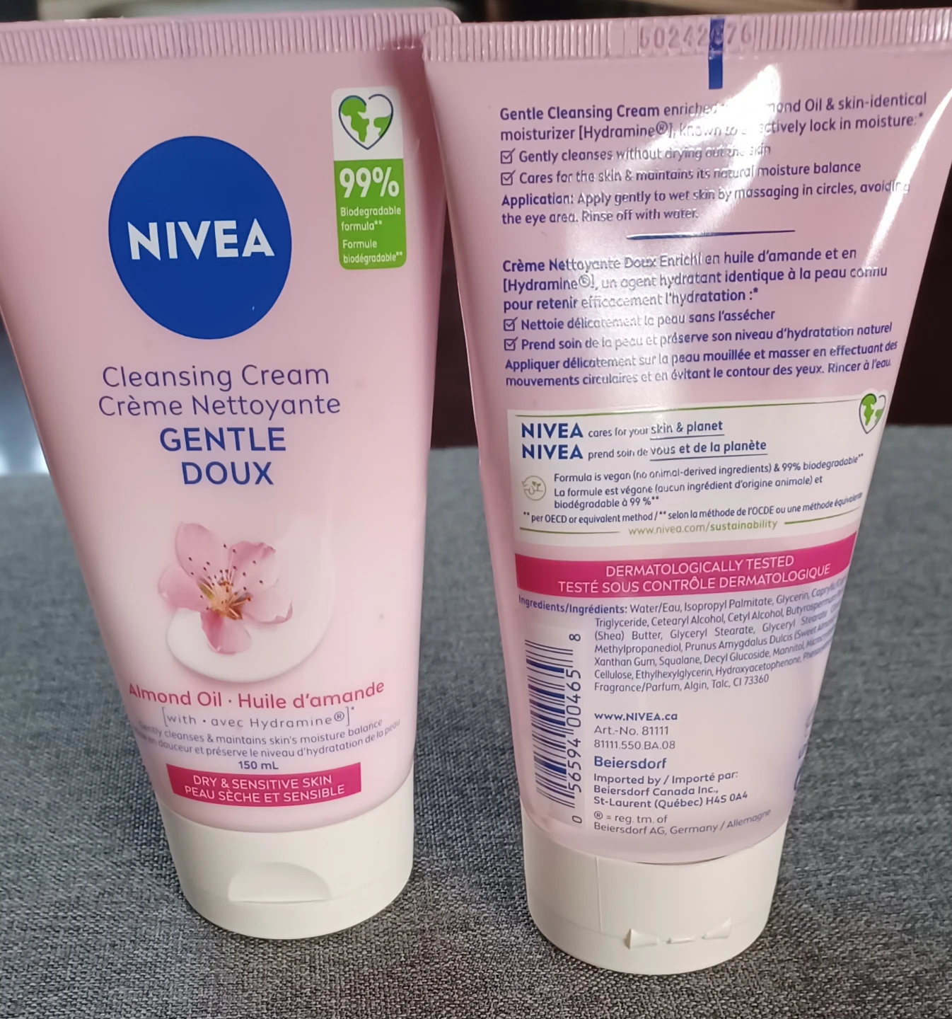 NIVEA Cleansing Cream Gentle Dous for Dry&Sensitive Skin150 mL - photo 3