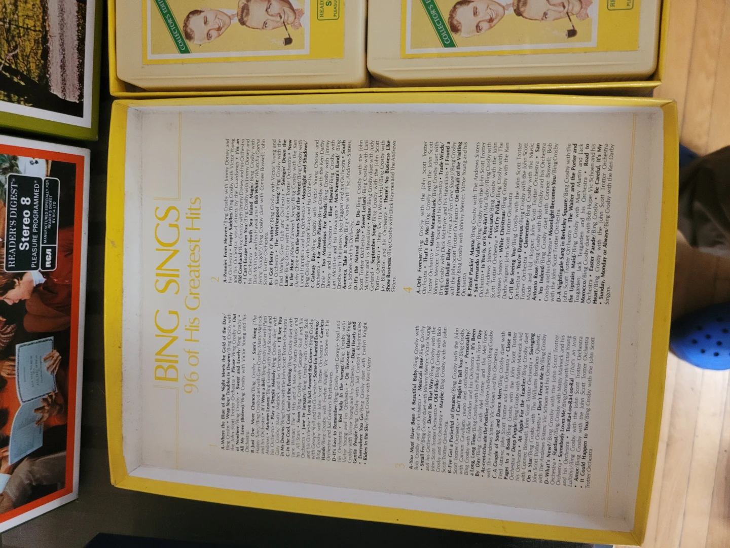 Reader's Digest Bing Sings 96 of His Greatest Hits Stereo 8 - photo 4