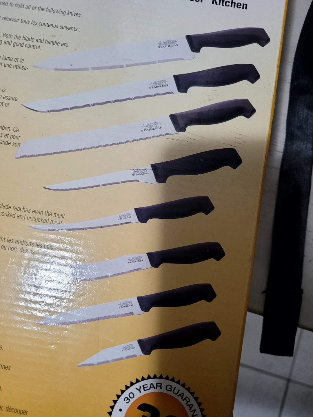Laser 9 Piece Kitchen Necessities Knife Set - photo 2