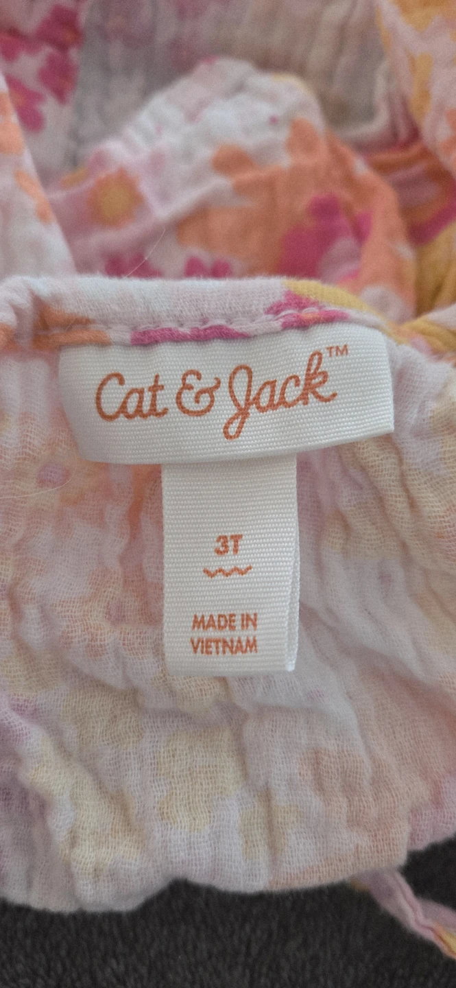 Cat & Jack Floral Top 3T - photo 2