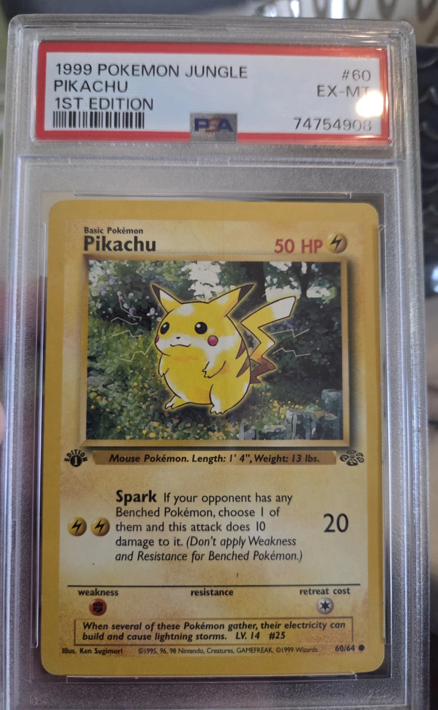 Pokemon Pikachu 1999 1st edition PSA 6