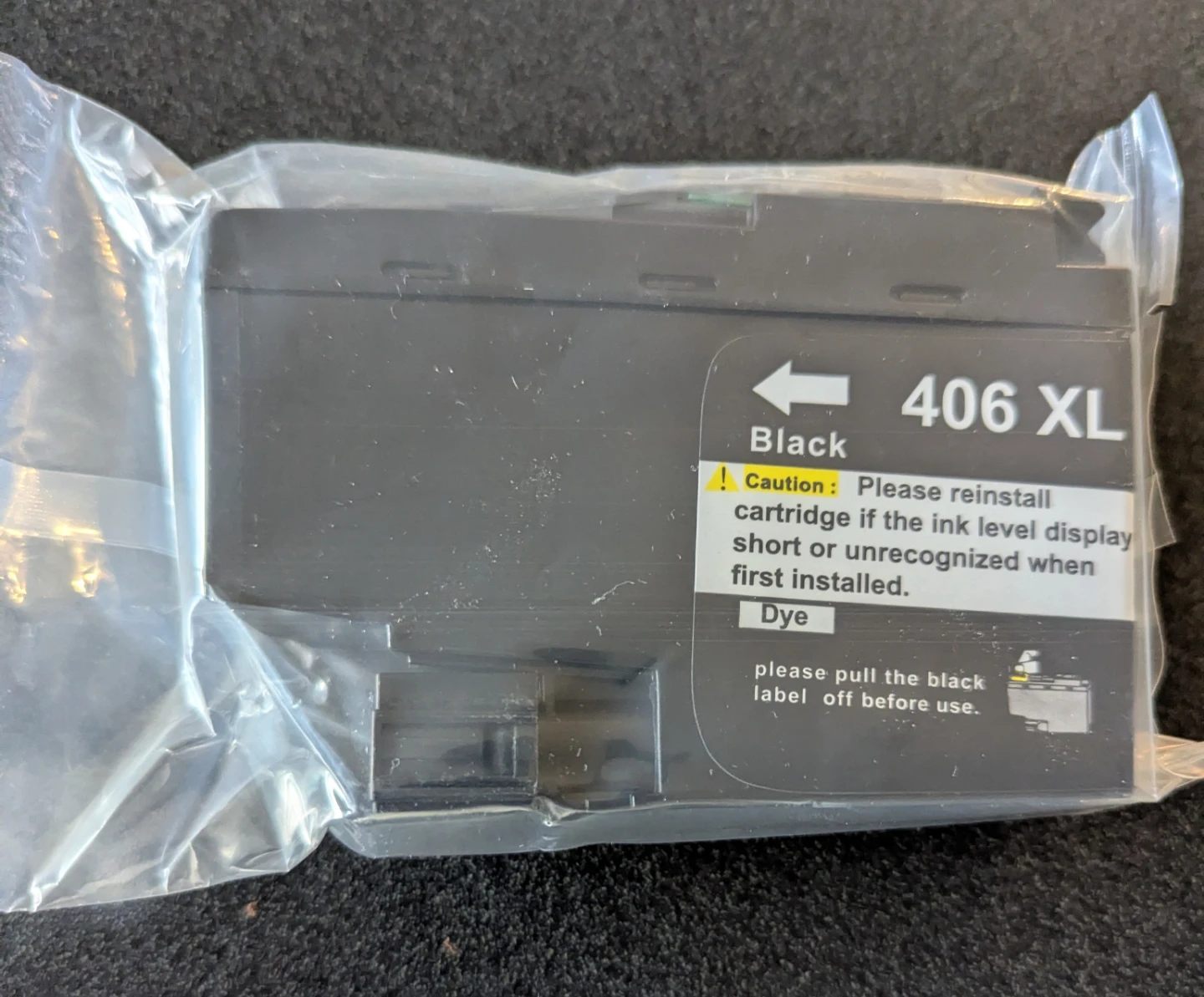 Black 406 XL Ink Cartridge