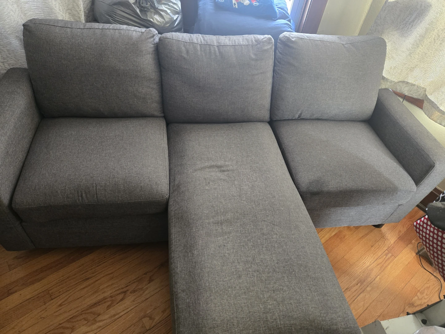 Small Gray Sectional Sofa